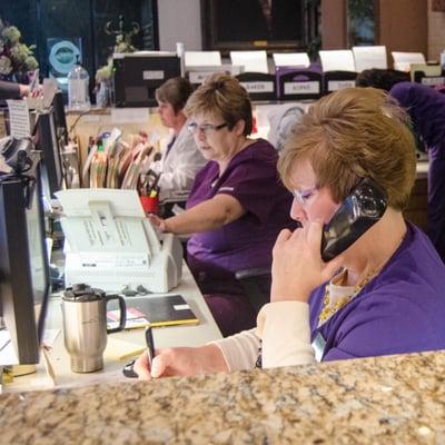 Front desk staff