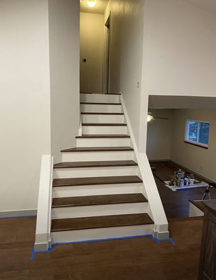 New stair treads