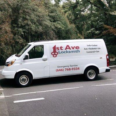 1st Ave Locksmith Corp mobile van