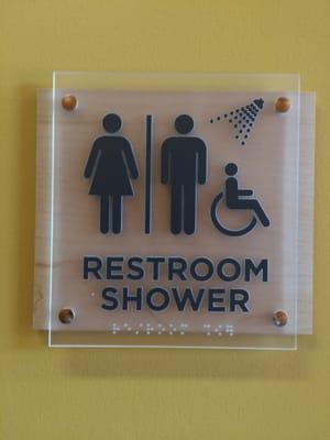 Restrooms with showers