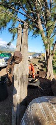 Another view of the ship anchor