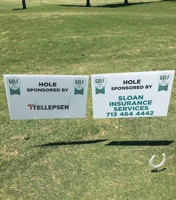 2018 Agency Sponsorship for the 2018 Spring Branch Education Foundation Golf Tournament