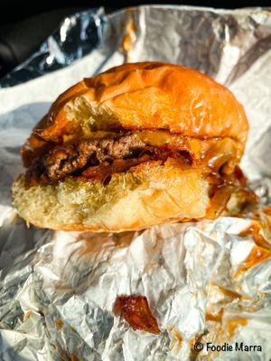 Cheddar Bacon BBQ Burger