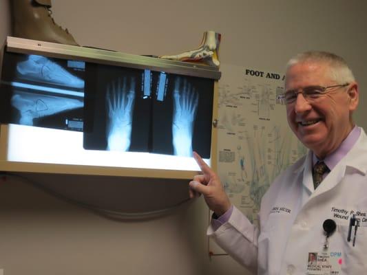 Dr. Shea has 35 years of experience treating foot and ankle disorders.