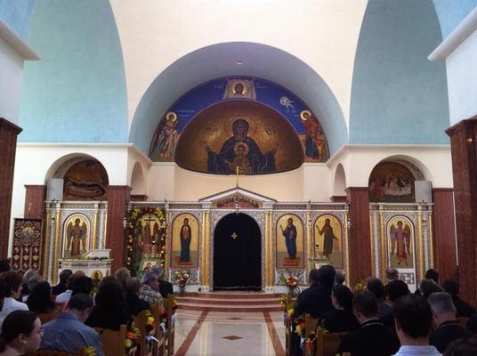 The chapel on its feast day, Sept. 2011