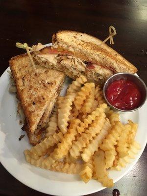 Maple butter turkey melt with FF(yummy)