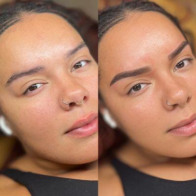 Permanent makeup, powder brows