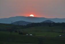 Sunsets on Entry School Rd.