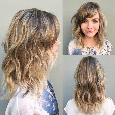 Champagne blonde balayage