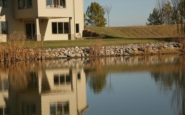 Shoreline restoration and landscaping