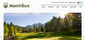 Montreux Golf & Country Club website design and development.