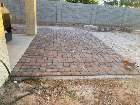 Pavers so far!