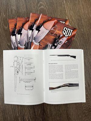 11x17 saddle-stitch booklet with staples