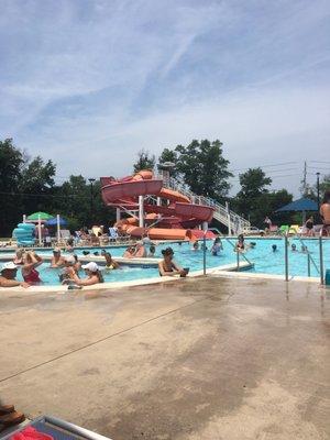 Another hot day at the pool.  Family fun guaranteed