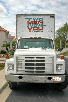 Two Men Will Move You, moving San Diego since 1972.