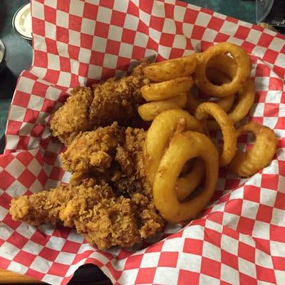 Hand Breaded Chicken Tenders...yeah they're good! :)