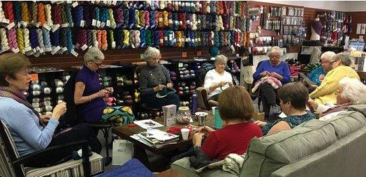 Had a great time knitting with these ladies.