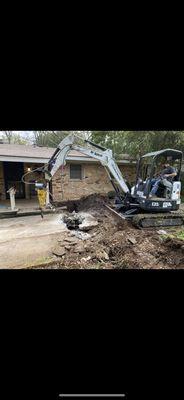 Septic tank removal