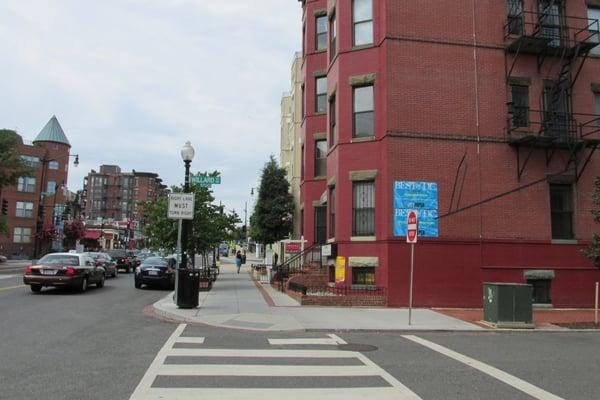 easy to walk past Basecamp office but it's on the corner of 18th and Willard St