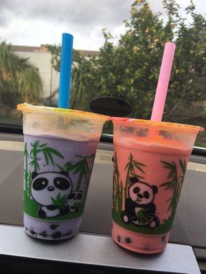 Love their boba. Taro and watermelon.