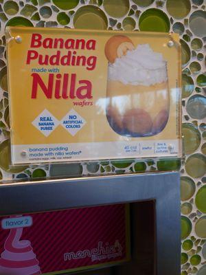 Nilla Banana Pudding flavor!