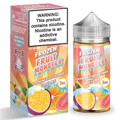 New Frozen Fruit Monster Passion Fruit Orange Guava available in 3mg & 6mg!