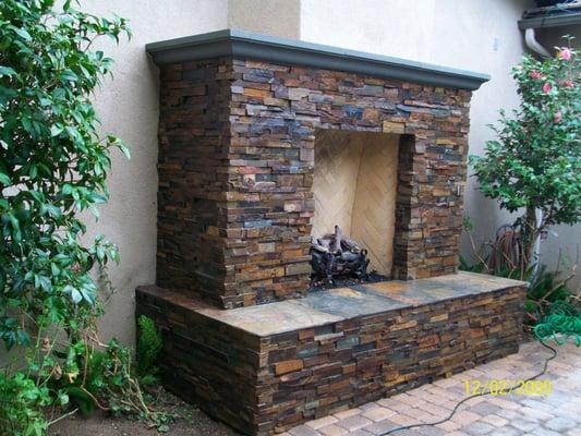 Outdoor Fireplace