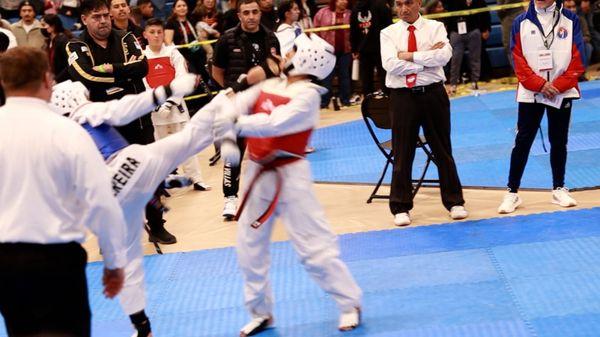 Olympian Tae Kwon Do Student competing @ Twin Tigers Tournament in Oxnard, CA 3/11/2023