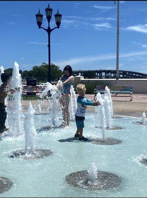 The splash pad