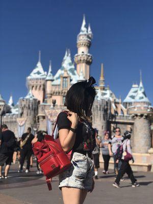 Red Minnie backpack  Just in time for my Disney visit.