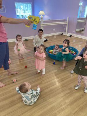 Free Baby Pirouette Playdates are also available...