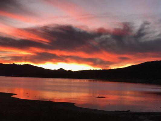 Fierce sunset over Big Bear Lake! www.bigbearbecki.com