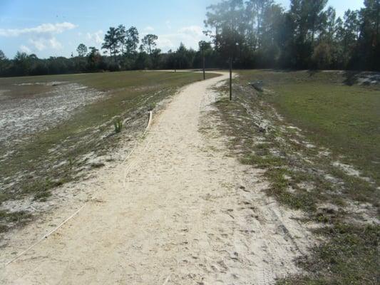 A walk around a big, dry hole