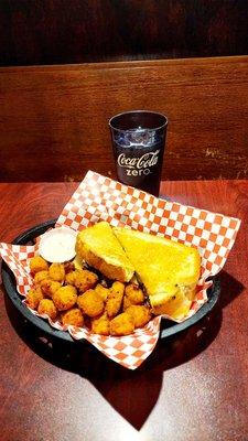 Milk House Burger with upgraded of Cheese Curds: $12.84 total (Sunday Special May 2023)