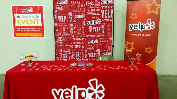 Yelp booth