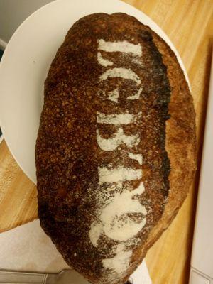 Pride bread from Ninth Street Bakery