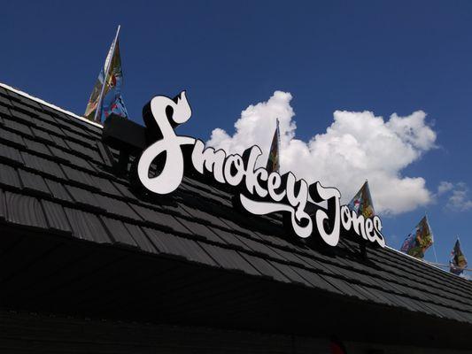 New Smokey Jones Smoke & Vape Shop led sign.. Open Late !!