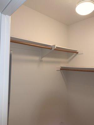 Shelf and closet cleaning