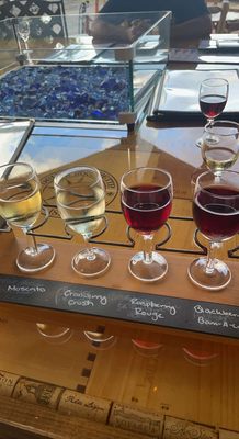 Sweet wine flight