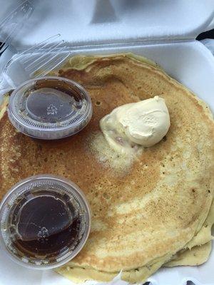 2 plain pancakes ($4)