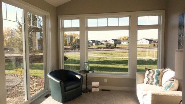 Our Richlin Vinyl windows installed in this beautiful 4 season sun room.