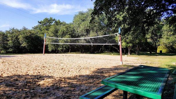 Volleyball pit