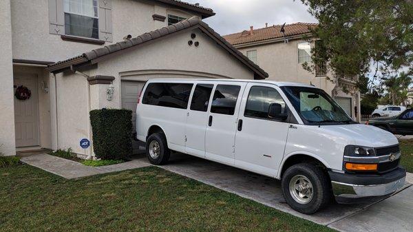 2012 Chevrolet Express 3500 Duramax diesel Passenger van with Quigley 4x4 conversion!