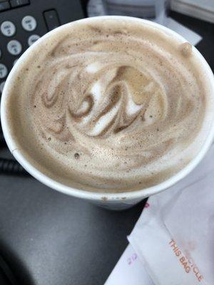 Signature Latte with Cocoa Mocha