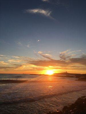 Gorgeous sunsets over our Half Moon Bay Coastal area.