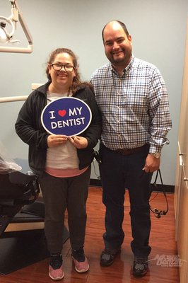 3/6/17 - Former employee Patty stopped in for her checkup. She is Sharing a Healthy Smile!!