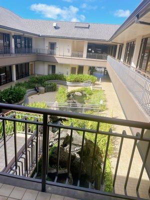 View of the courtyard