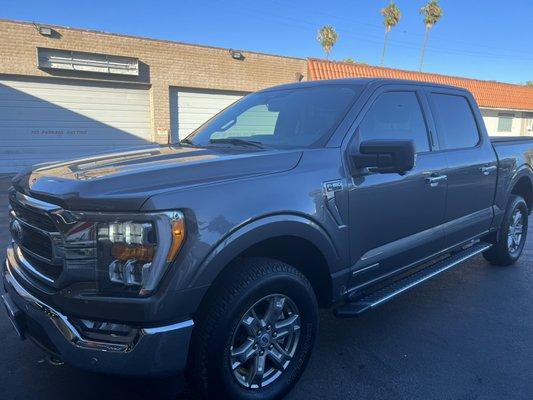 Ford F-150 getting windows tinted