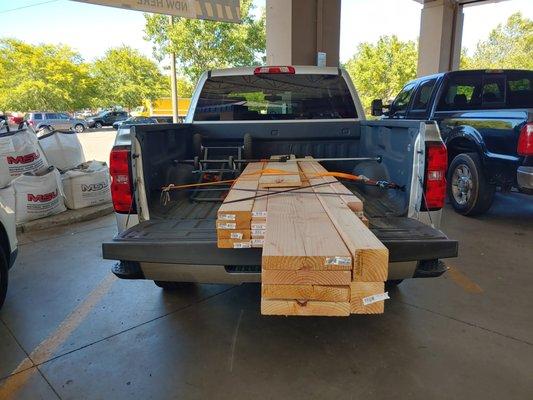 Lumber delivery