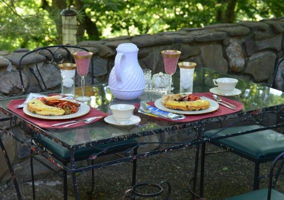 Breakfast on the terrace